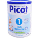 PICOT STANDARD 1 - Lait bébé sans palme, riche en nutriments, 400g