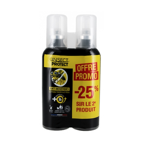 Spray INSECT PROTECT TROPICALE : 8h anti-moustiques