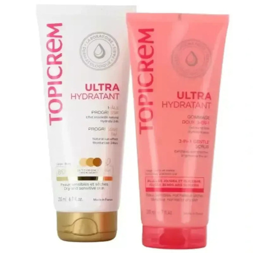 TOPICREM Gel Autobronzant Ultra-Hydratant 200ml - Hâle Progressif 5J