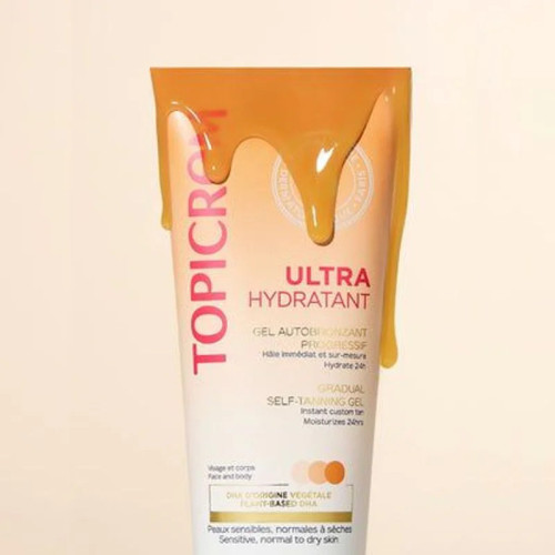 TOPICREM Gel Autobronzant Ultra-Hydratant 200ml - Hâle Progressif 5J