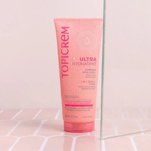 Gommage TOPICREM Gel : Hydratation Douce pour Peaux Sensibles