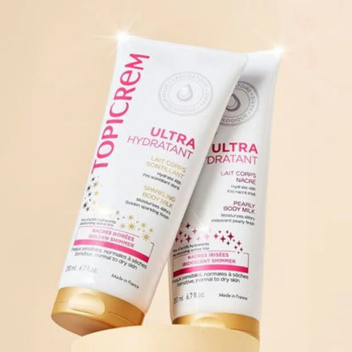 TOPICREM Lait Ultra-Hydratant : 48h d'hydratation nacrée