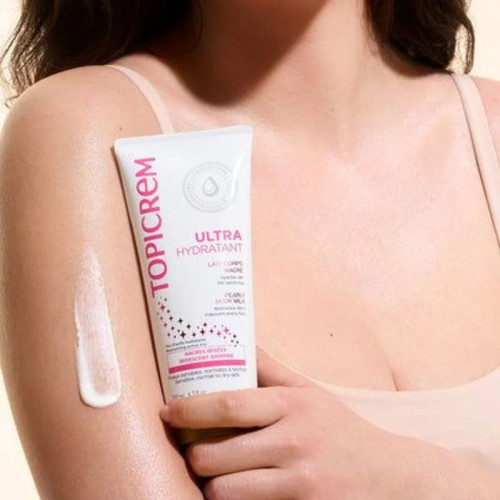TOPICREM Lait Ultra-Hydratant : 48h d'hydratation nacrée