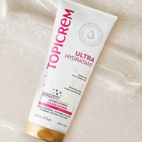 TOPICREM Lait Ultra-Hydratant Scintillant - Éclat & Hydratation 48h