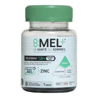 8 MEL+ Menarini : Sommeil naturel avec 1,8 mg mélatonine