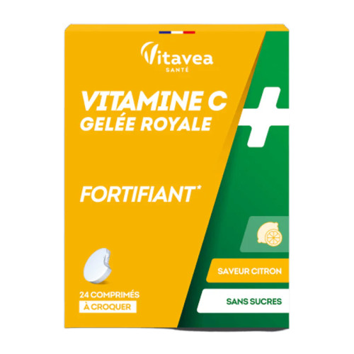 VITAVEA Vit C+ Gelée Royale : Comprimés à croquer, énergie & immunité