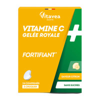VITAVEA Vit C+ Gelée Royale : Comprimés à croquer, énergie & immunité