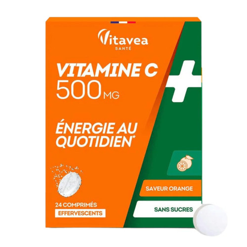 Comprimés effervescents VITAVEA - 500mg Vit C, immunité renforcée