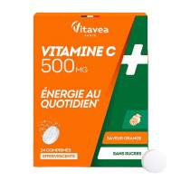 Comprimés effervescents VITAVEA - 500mg Vit C, immunité renforcée