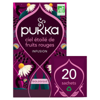 Infusion bio Pukka : Fruits rouges & sommeil réparateur sans caféine