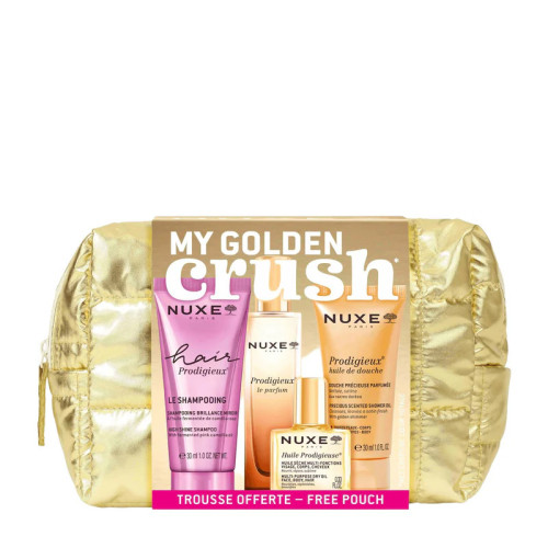 NUXE Trésor Voyage : Golden Crush - Kit beauté nomade solaire