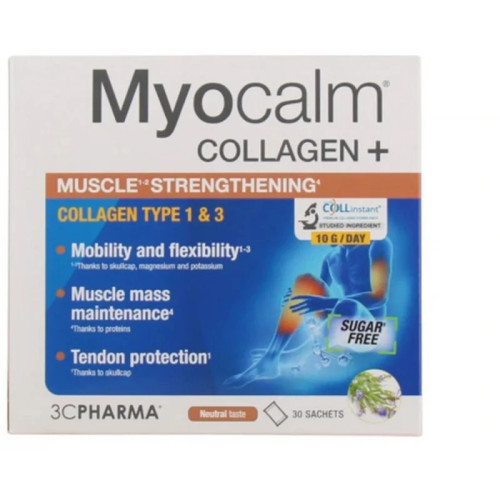 MYOCALM Collagène+ : Renforce muscles et articulations en 30 sachets