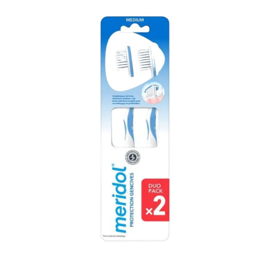 Brosses à dents Meridol Duo : Nettoyage profond + gencives sensibles