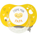 Sucette bébé 6-18M Luc et Léa - J'aime Papa, confort et sécurité