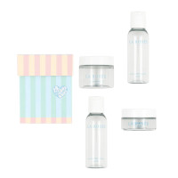 Kit Voyage LA ROSÉE : 2 pots + 2 flacons écologiques