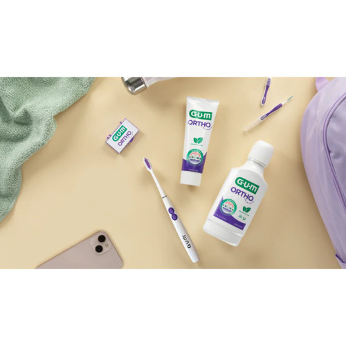 GUM Sonic Ortho : Brosse électrique pour brackets, nettoyage efficace