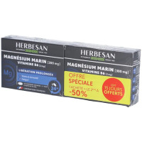 Complément HERBESAN : Magnésium marin LP 300mg + Vit B6 - Anti-stress