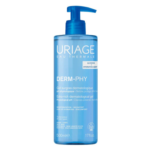 URIAGE Gel Surgraissant Dermato - Nettoyage Doux 500ml