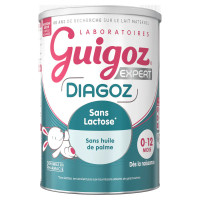 GUIGOZ DIAGOZ : Lait sans lactose, enrichi DHA pour bébé 0-12 mois