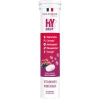 Granions Hydrop : Pastilles fruits rouges, hydratation & énergie