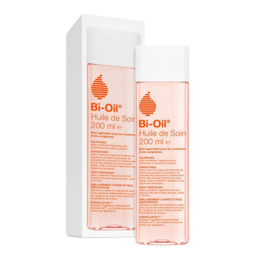 BI-OIL Huile Soin 200ml - Cicatrices & Vergetures Naturelles