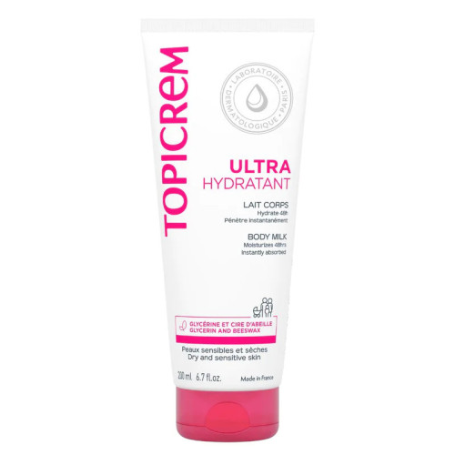 TOPICREM Ultra-Hydratant : +103% hydratation, peau douce 48h