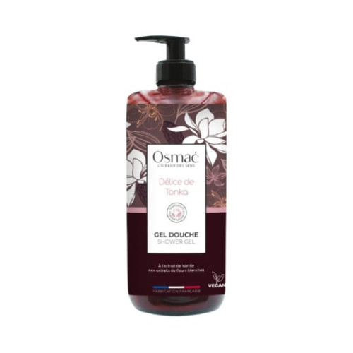 Gel Douche OSMAÉ Délice Tonka 1L - Douceur Vanille & Fleurs