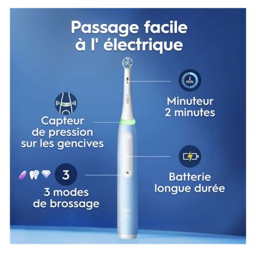 iO Series 3 Brosse à Dents Électrique Bleu Clair