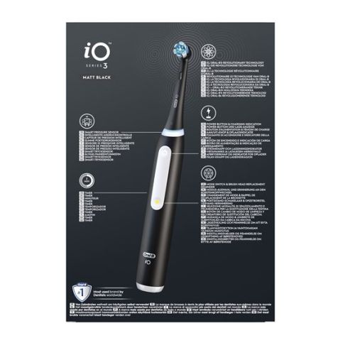 iO Series 3 Brosse à Dents Électrique Noire