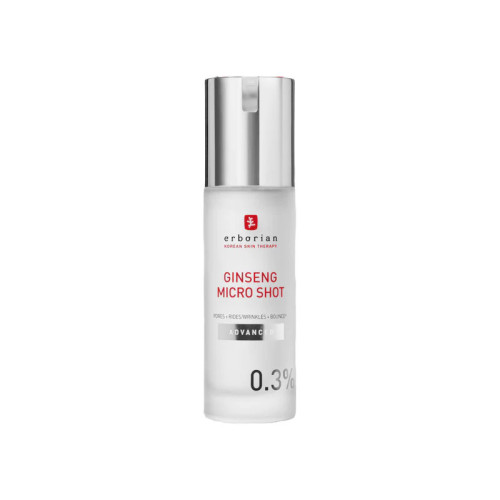 ERBORIAN Ginseng Micro Shot 0.3% - Sérum anti-âge coréen puissant