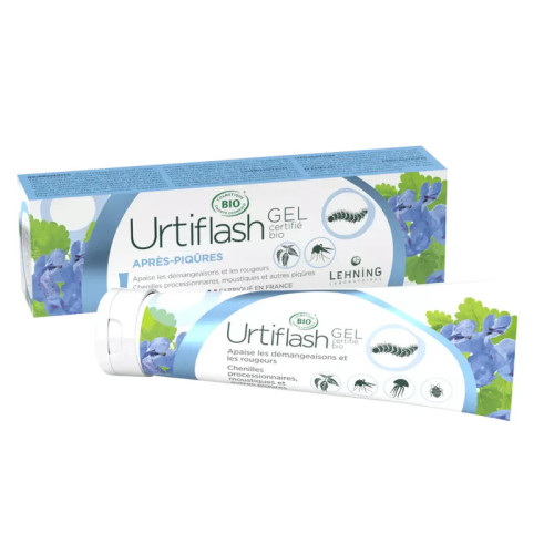 Urtiflash Bio : Gel apaisant piqûres 50g - Soulagement naturel