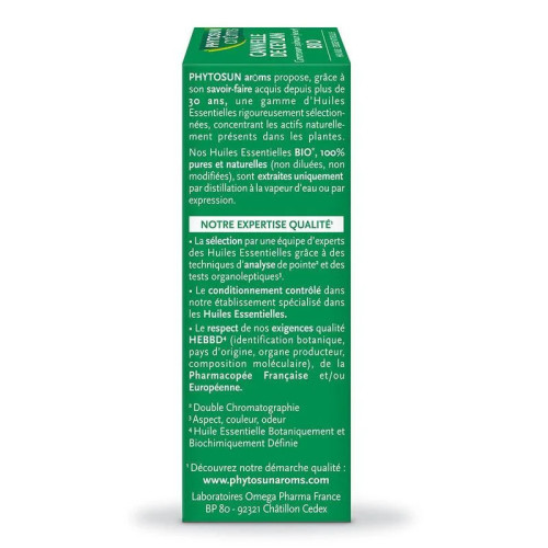 Huile Essentielle Cannelle Bio - 5ml | Stimulante & Énergisante