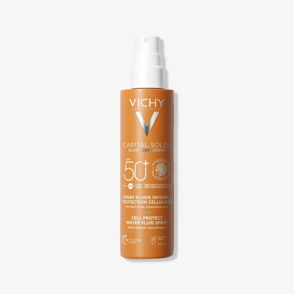 VICHY SPF50+ Spray Fluide : Protection Ultra-Légère Visage & Corps