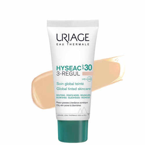 Uriage Hyséac 3-Regul SPF30 40ml Teint Unifié Peau Parfaite