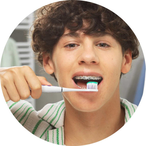 Gum Sonic Ortho Brosse Électrique Nettoyage Appareils 3 Mois Autonomie