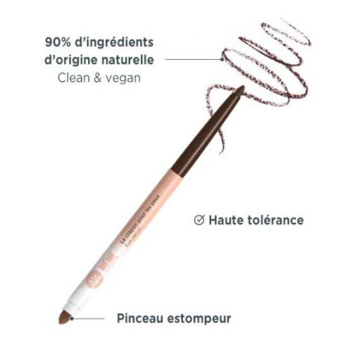 Même Cosmetics Crayon Yeux Sensibles Brun Hydratant Parapharmacie