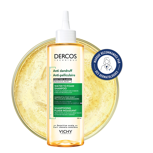 VICHY Dercos Shampooing Anti-Pelliculaire 200 ml Cheveux Bouclés Pharma360