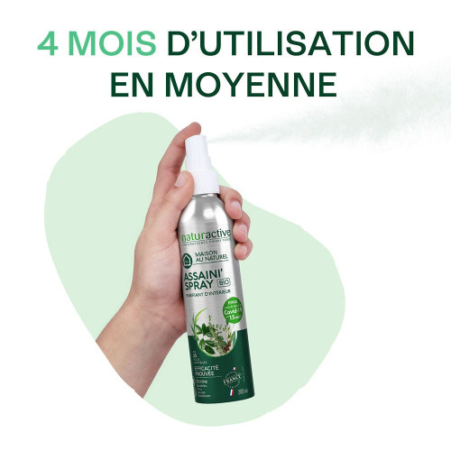 Naturactive Assaini'Spray Bio 200ml Purifiant intérieur efficace