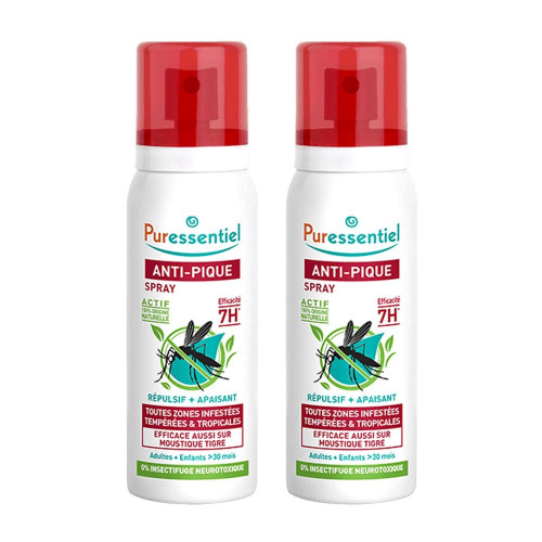 ANTI-PIQUE Spray Repulsif + Apaisant Offre Spéciale Lot de 2