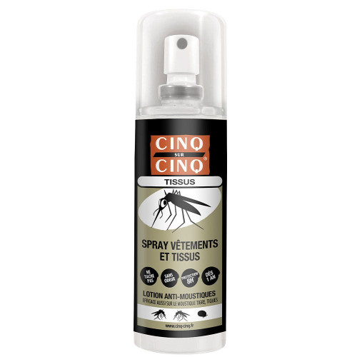 Cinq sur Cinq Spray Anti-Moustiques 100mL - Protection Totale