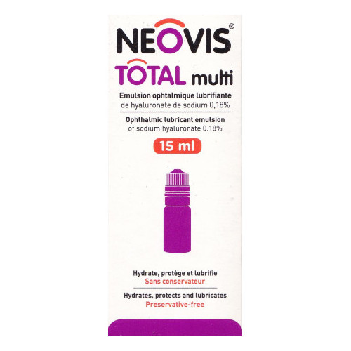 Horus Pharma Neovis Total Émulsion Lubrifiante 15ml - Yeux Secs