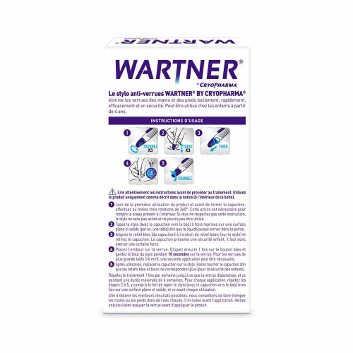 Cryopharma Wartner Élimine Verrues Mains Pieds 1 Boite