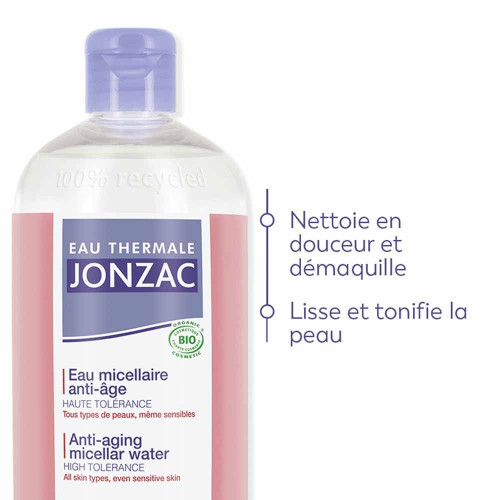 Jonzac Sublimactive Eau Micellaire Anti-âge 500 ml Peau Douce Jeune