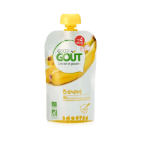GOOD GOUT Banane Bio 120g - Onctuosité et Douceur Naturelle