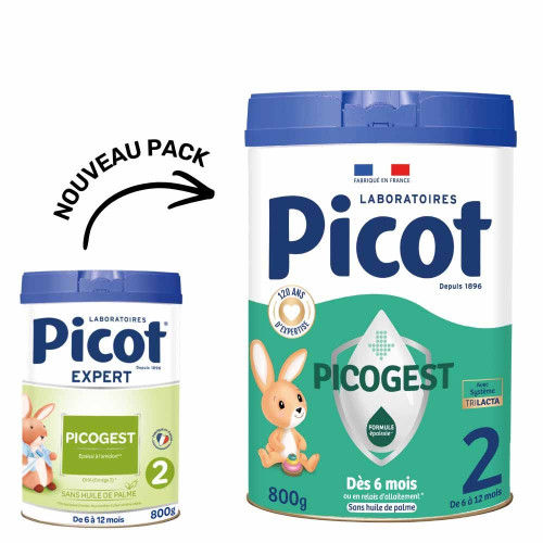 Picot Picogest 2 800g - Lait épaissi pour bébés 6-12 mois