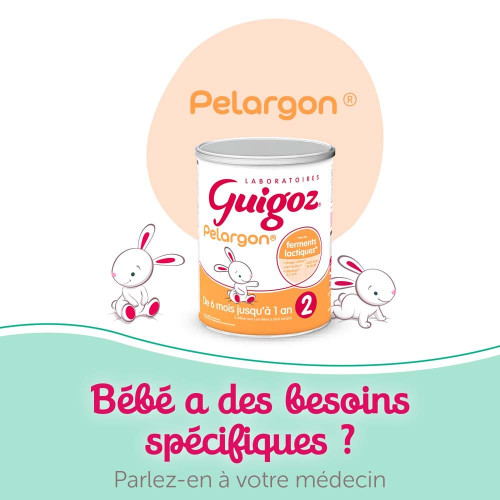 Guigoz GuigozGest 2ème Âge 780g - Nutrition optimale dès 6 mois