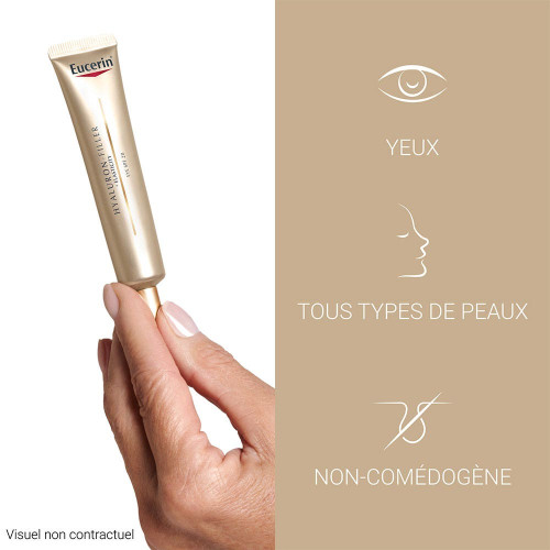 Eucerin Hyaluron Filler Elasticity Yeux SPF20 15mL - Anti-âge