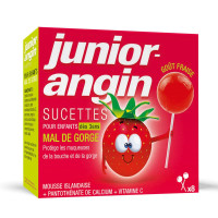 Sucettes Junior Angin 1 Boite - Protection Mal de Gorge Enfants