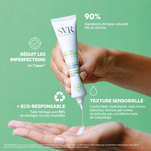SVR SEBIACLEAR Active Gel 40ml - Soin anti-acné intensif