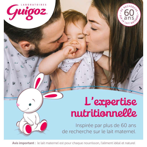 Guigoz Optipro Croissance 780g - Lait 3ème âge sans palme